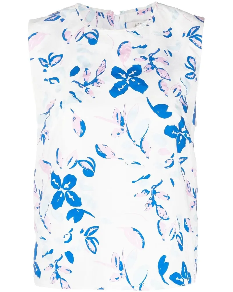 Dorothee Schumacher Top mit Blumen-Print - Weiß Weiß
