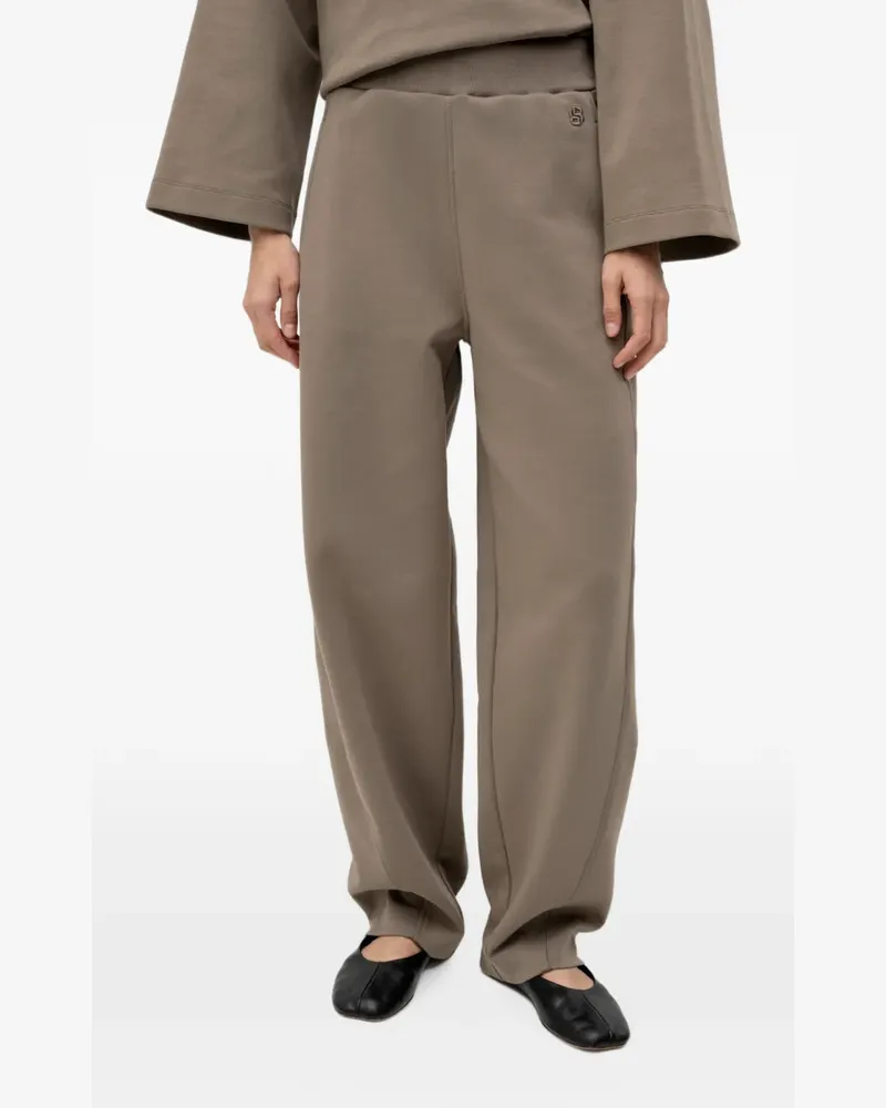HUGO BOSS logo-plaque track pants - Nude Nude