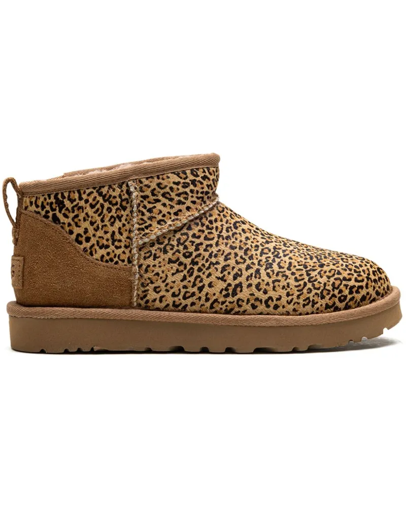 UGG Stiefel mit Leoparden-Print - Braun Braun