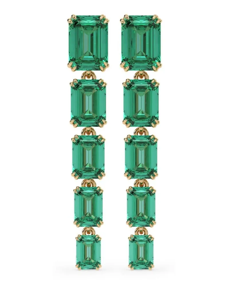 VEYNOU 14kt Eden Essence Gelbgoldohrringe mit Smaragd Gold