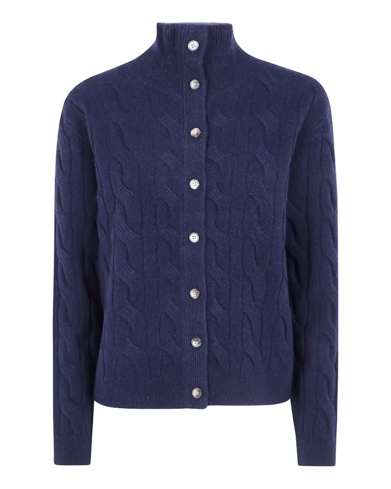 JcSophie Cardigan mit Zopfmuster - Blau Blau