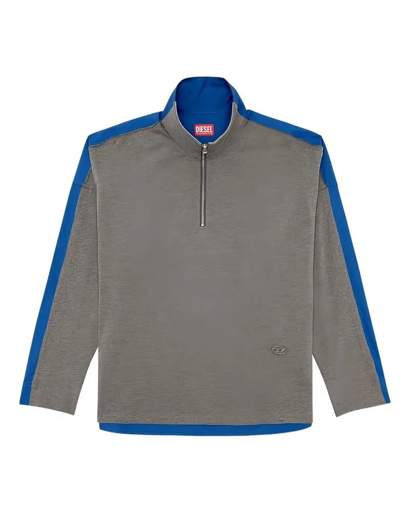 Diesel half-zip long-sleeves sweater - Grau Grau