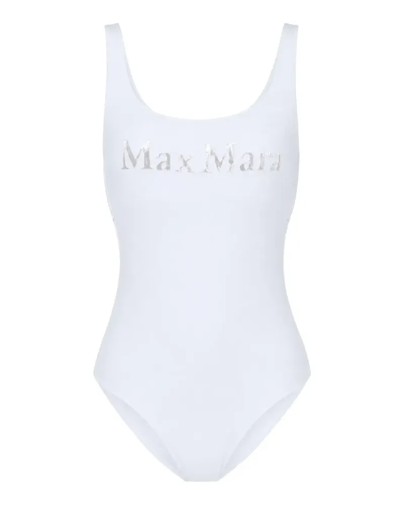 Max Mara Badeanzug mit U-Ausschnitt - Weiß Weiß