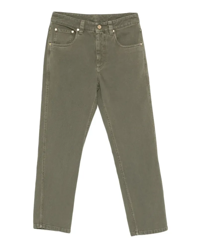 Brunello Cucinelli five-pockets jeans - Grün Grün