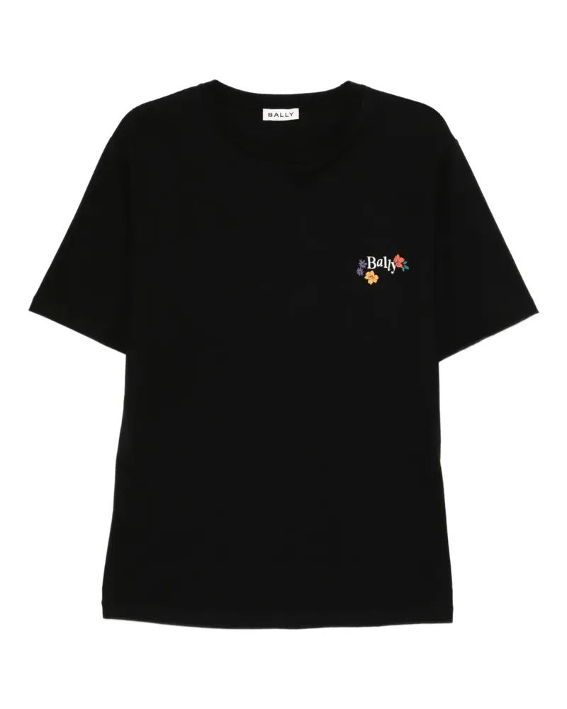 Bally T-Shirt mit Logo-Print - Blau Blau