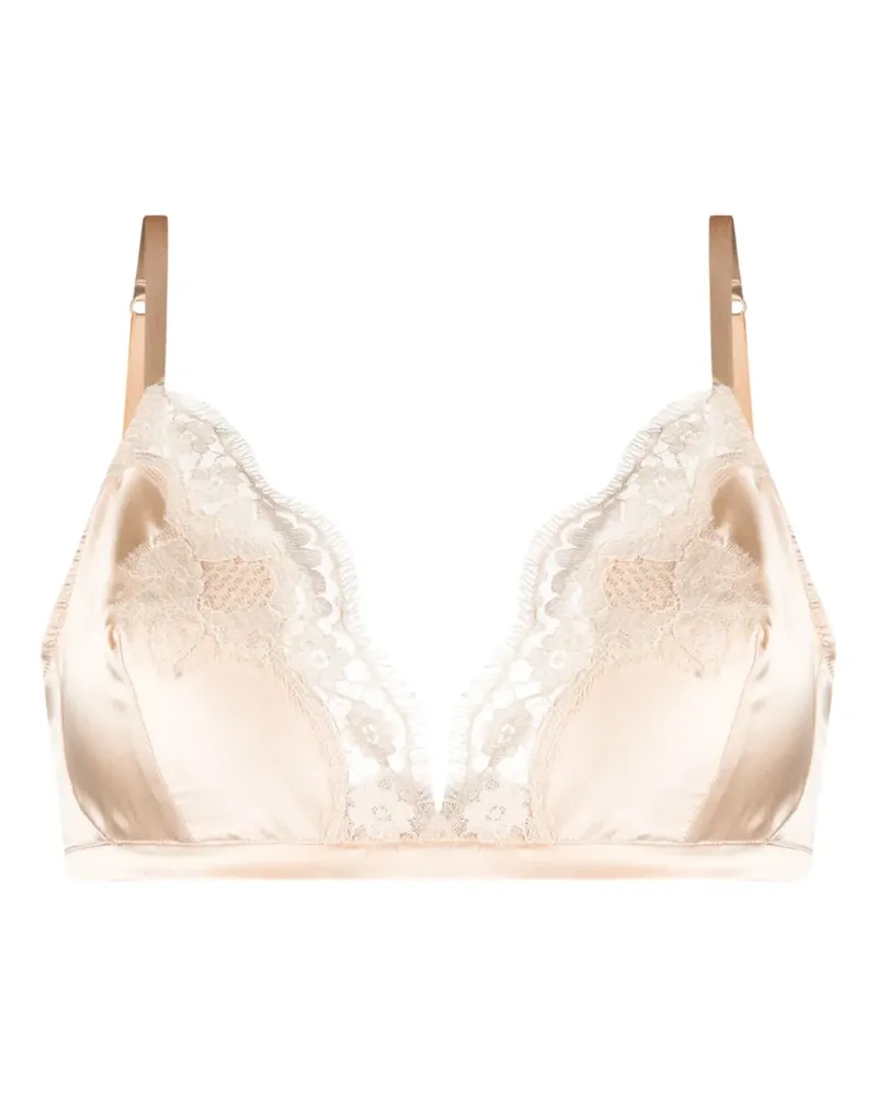 Dolce & Gabbana Triangel-BH aus Seide - Nude Nude