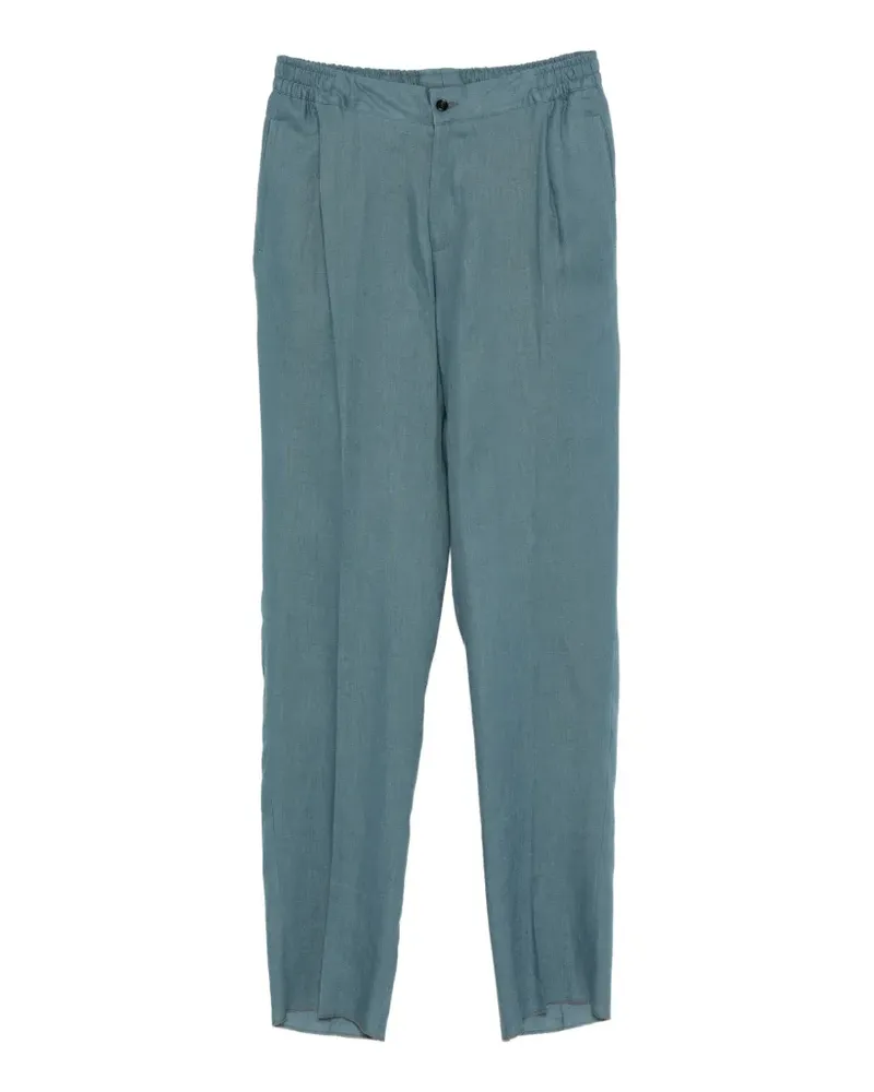 Kiton Hose mit elastischem Bund - Blau Blau