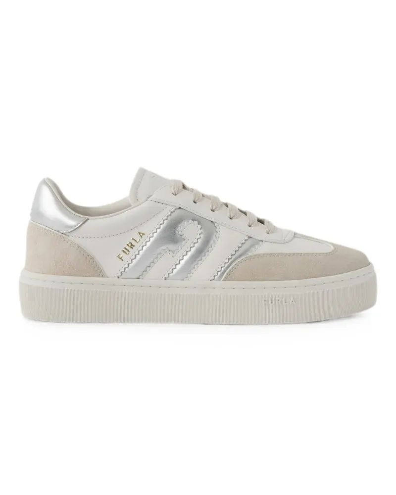 Furla Allegra leather sneakers - Weiß Weiß