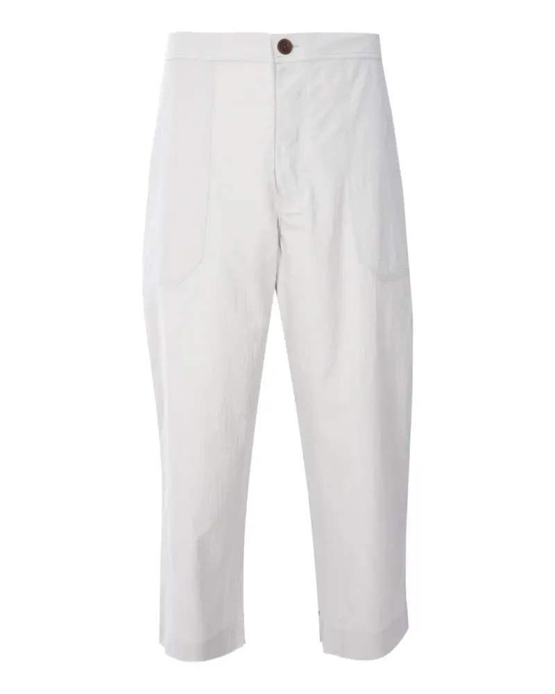 Marané El Pepe embroidered-pocket trousers - Grau Grau