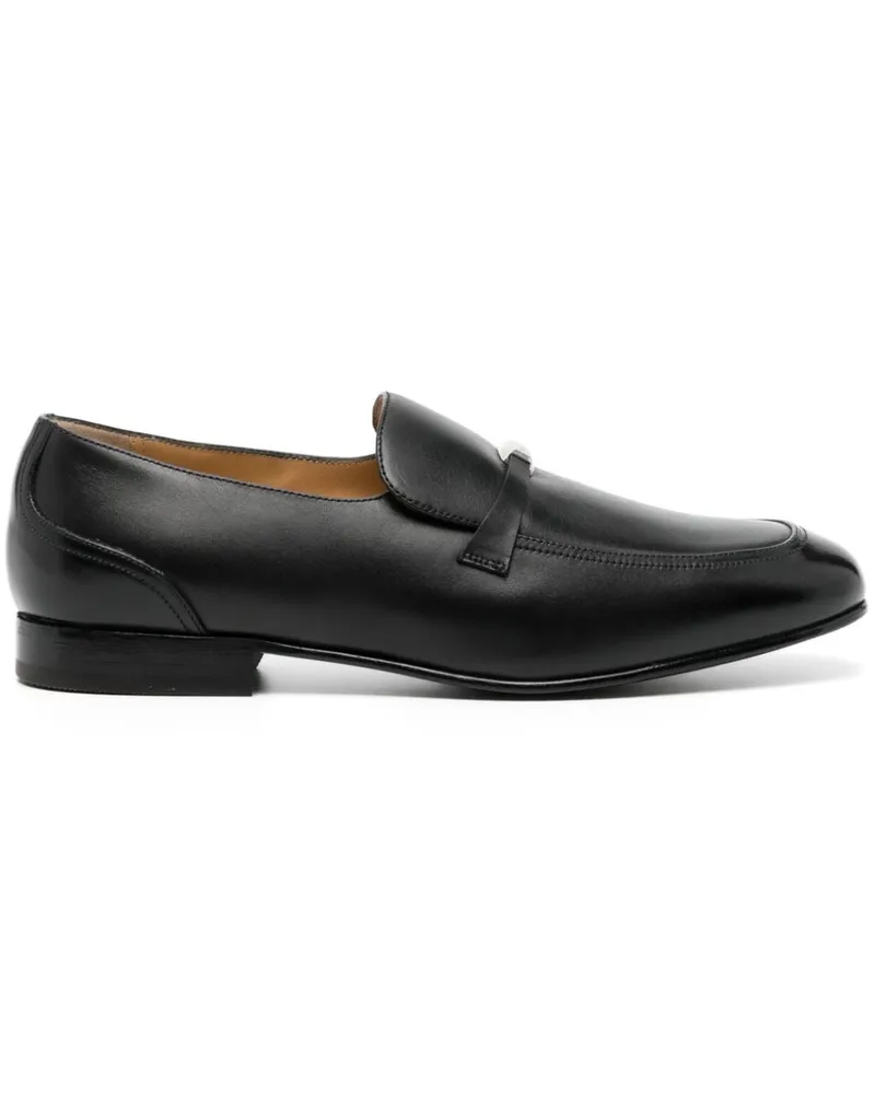Bally Loafer mit Logo-Schild - Schwarz Schwarz