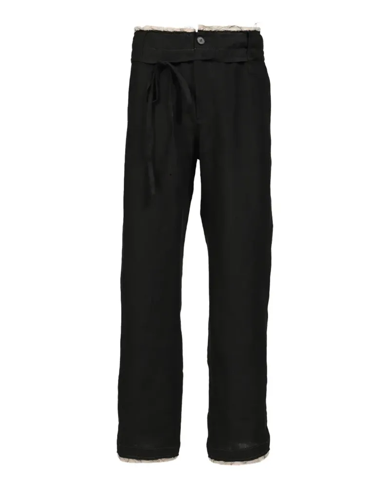Post Archive Faction Drifter Hose mit offenem Saum - Schwarz Schwarz
