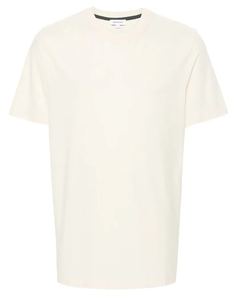 Norse Projects Jakob T-Shirt aus Krepp - Nude Nude
