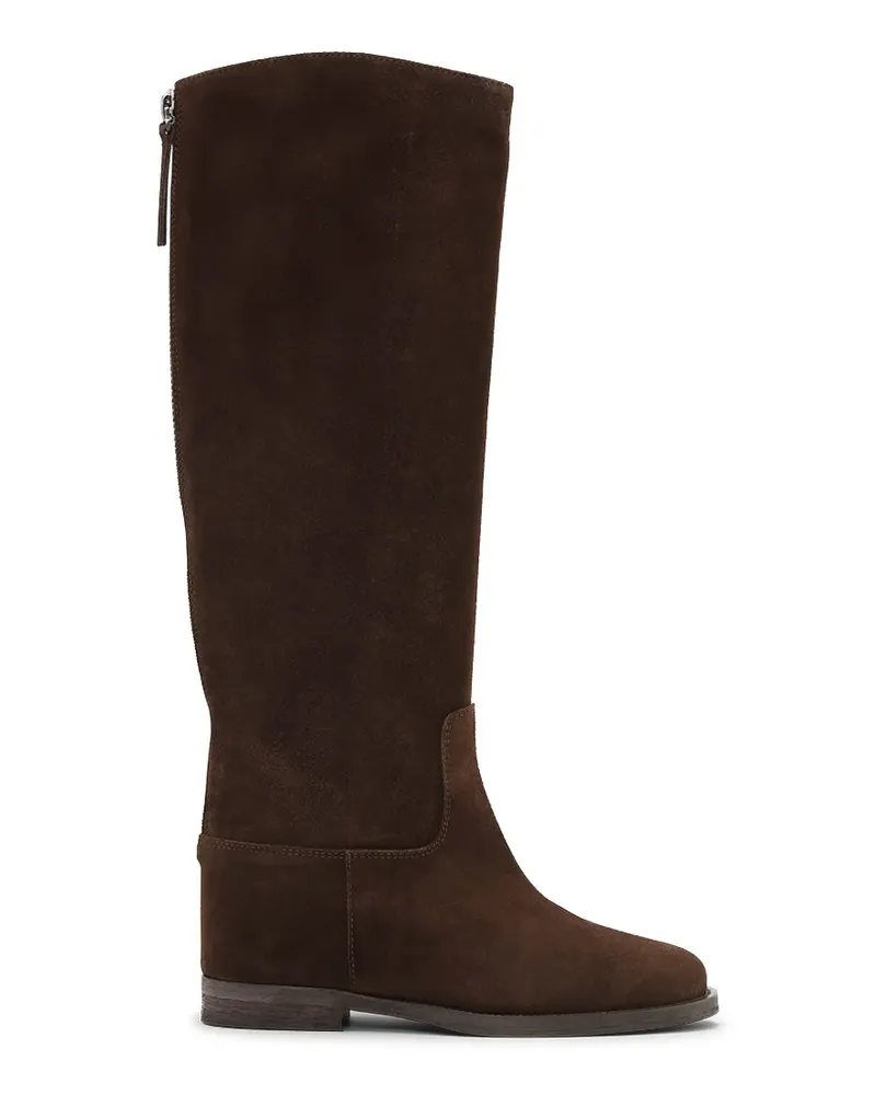 NOTABENE Isabella Stiefel aus Wildleder - Braun Braun