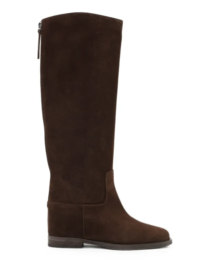 NOTABENE Isabella Stiefel aus Wildleder - Braun Braun
