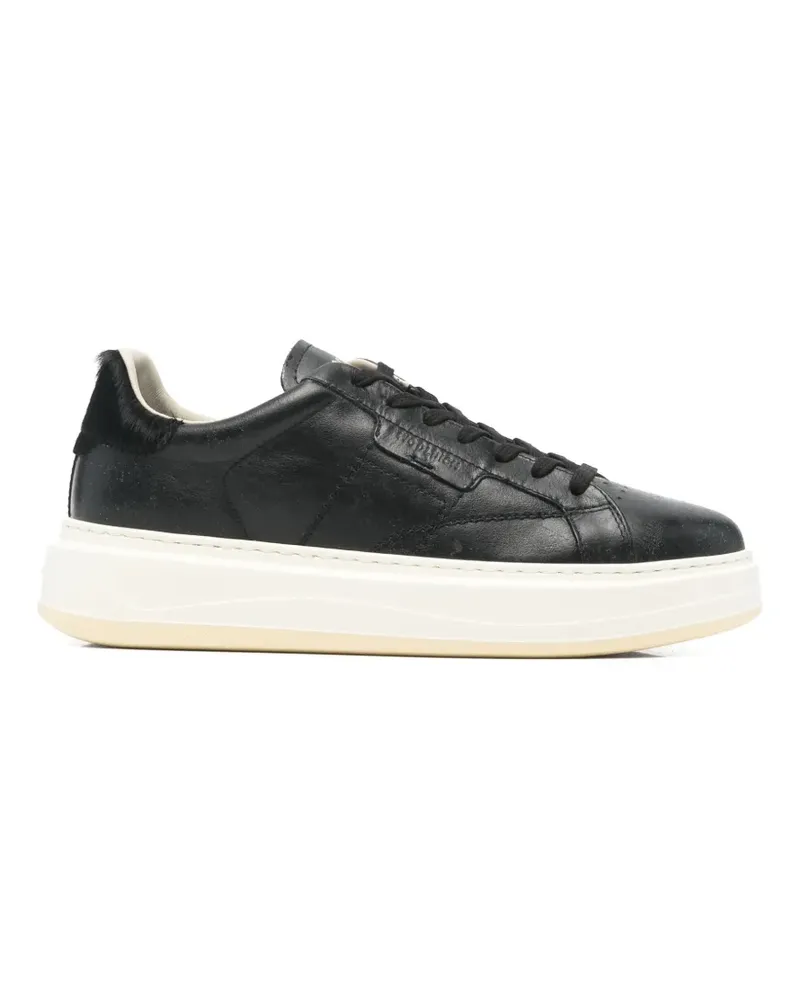 Woolrich Sneakers mit Einsätzen - Schwarz Schwarz