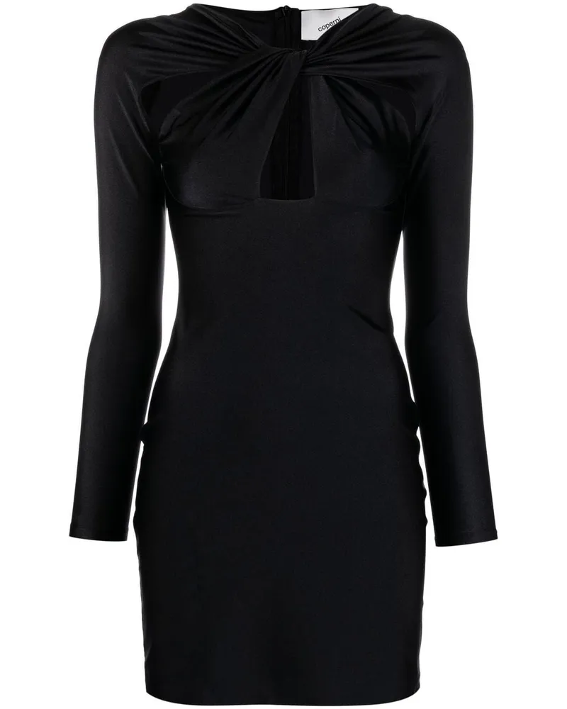 COPERNI Minikleid mit Cut-Out - Schwarz Schwarz