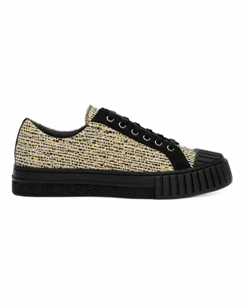 Adieu Paris Type One tweed sneakers - Gelb Gelb