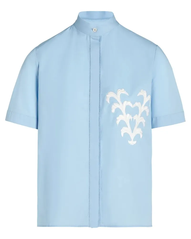 Giambattista Valli Kurzärmeliges Hemd - Blau Blau