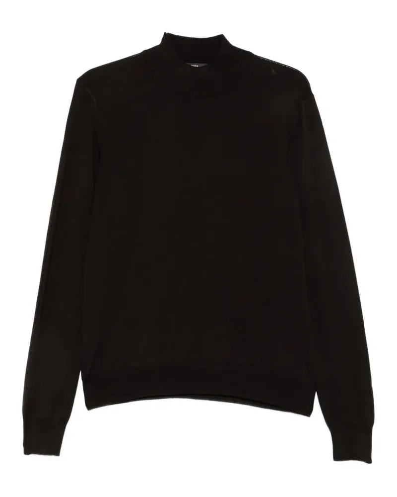 Tagliatore Pullover mit Stehkragen - Braun Braun
