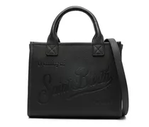 Midi Vanity Tote Bag mit Henkel - Schwarz