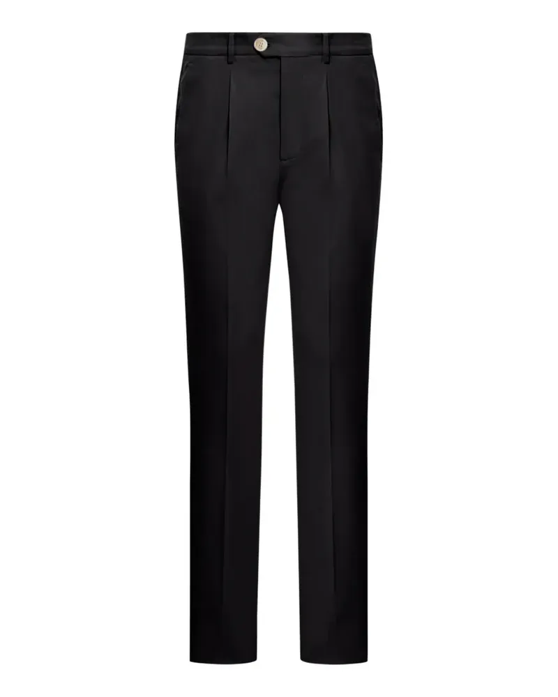 Brunello Cucinelli pleated trousers - Schwarz Schwarz