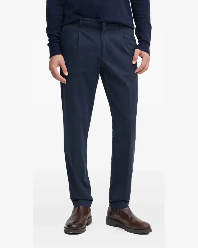 HUGO BOSS H-Kane-Pl pleated trousers - Blau Blau
