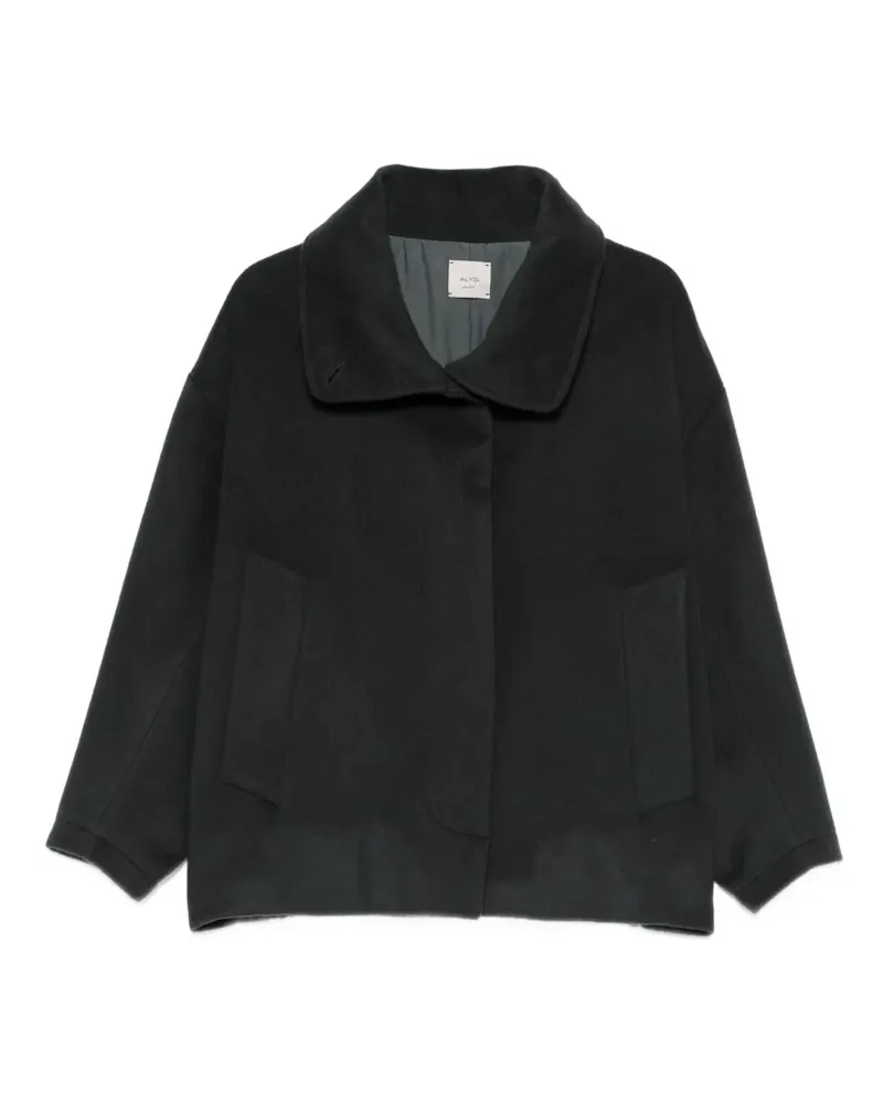 ALYSI Cabanjacke aus Wolle - Grau Grau