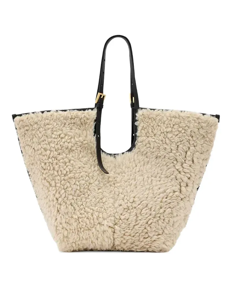 AllSaints Ara cut-out shoulder bag - Nude Nude