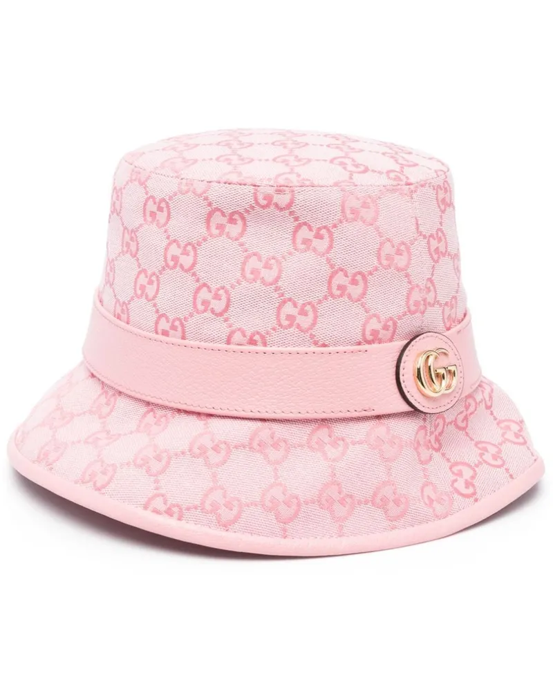 Gucci Fischerhut aus GG Canvas - Rosa Rosa