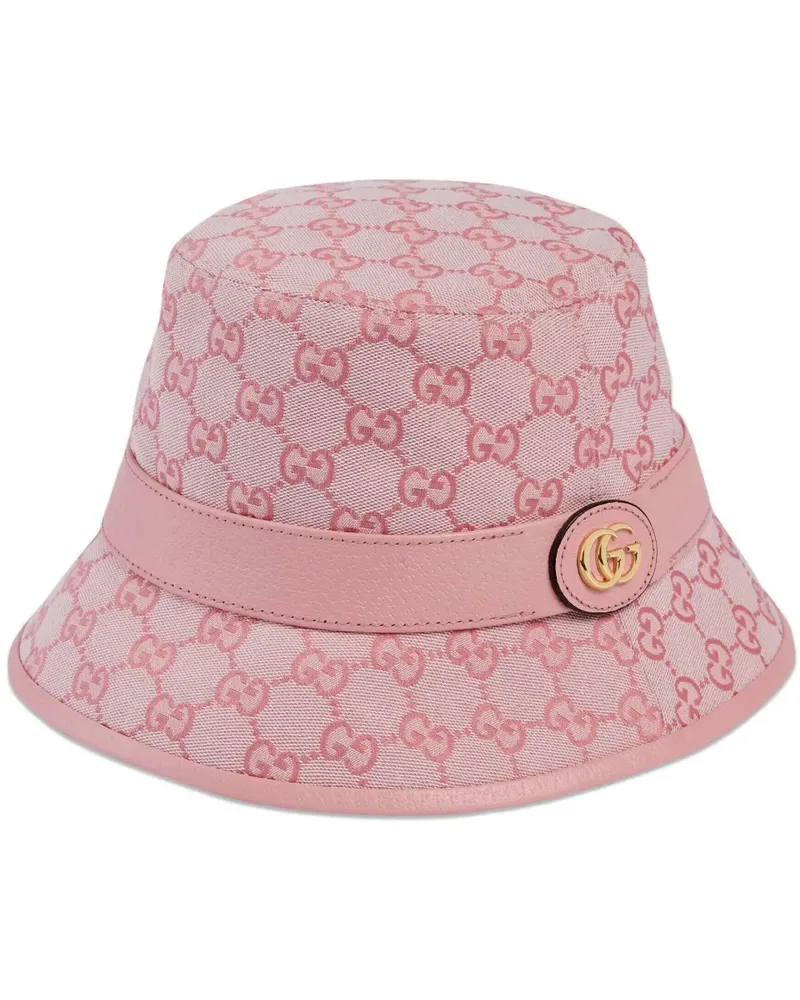 Gucci Fischerhut aus GG Canvas - Rosa Rosa