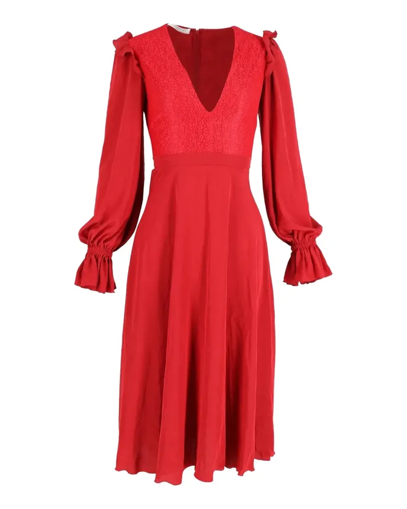 Philosophy Di Lorenzo Serafini V-neck long-sleeved dress - Rot Rot