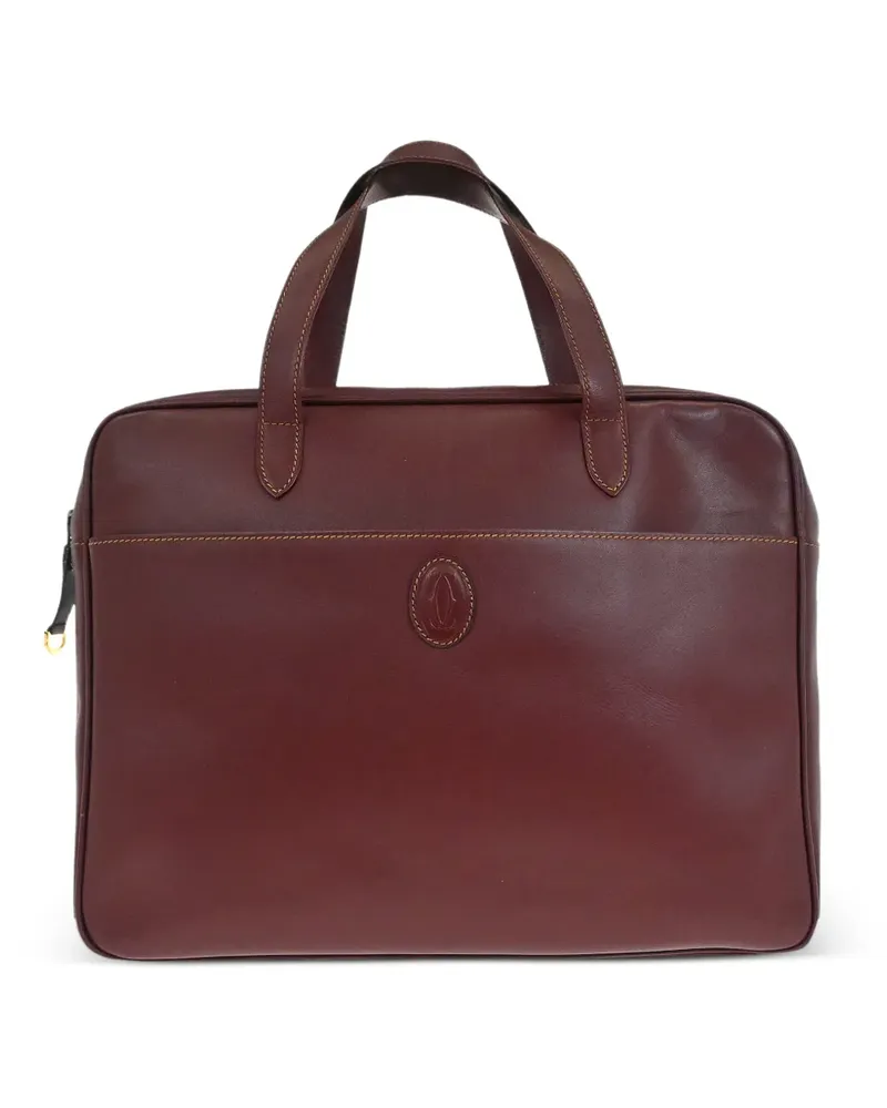 Cartier 1990-2000s Aktentasche - Rot Rot