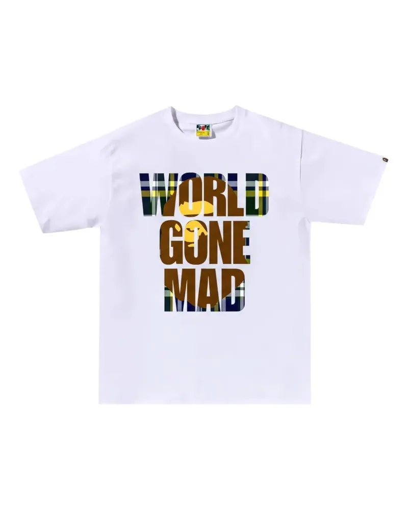 BAPE Ape Head WGM crew-neck T-shirt - Weiß Weiß