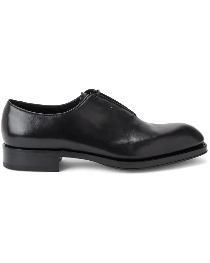 Ferragamo Oxford-Schuhe mit Glanzoptik - Schwarz Schwarz