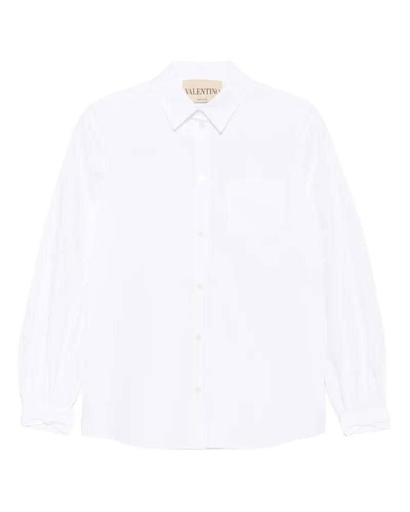 Valentino Garavani bow-detail long-sleeve shirt - Schwarz Schwarz