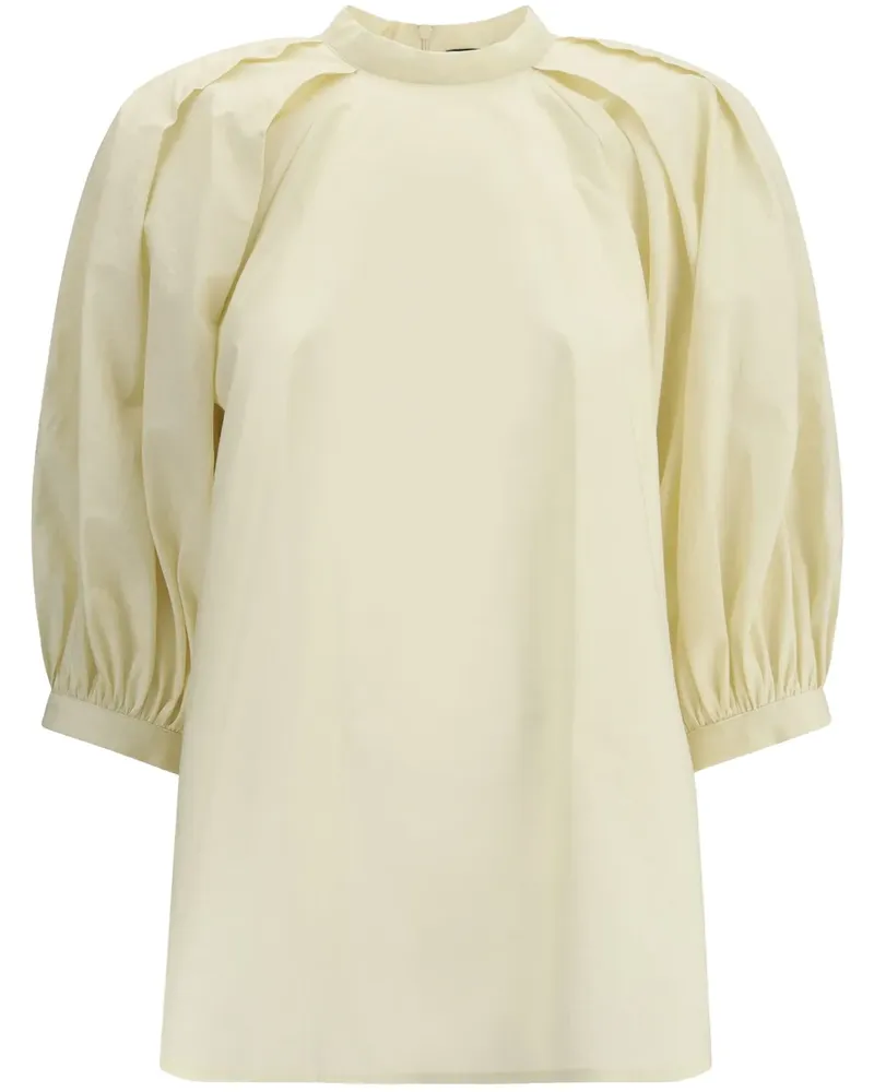 Fabiana Filippi Bluse mit rundem Ausschnitt - Gelb Gelb