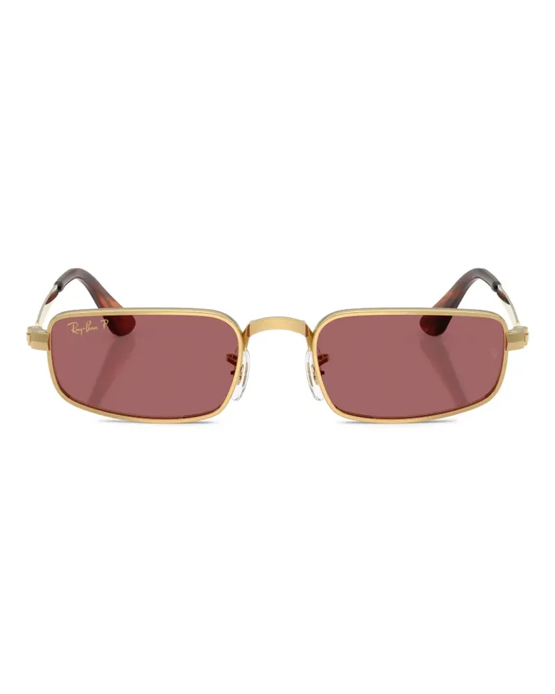 Ray Ban x A$AP Rocky Sonnenbrille mit eckigem Gestell - Gold Gold