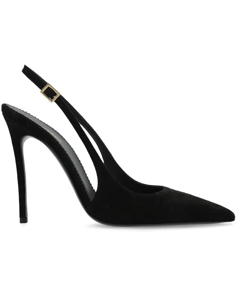 Dsquared2 Slingback-Wildlederpumps 125mm - Schwarz Schwarz