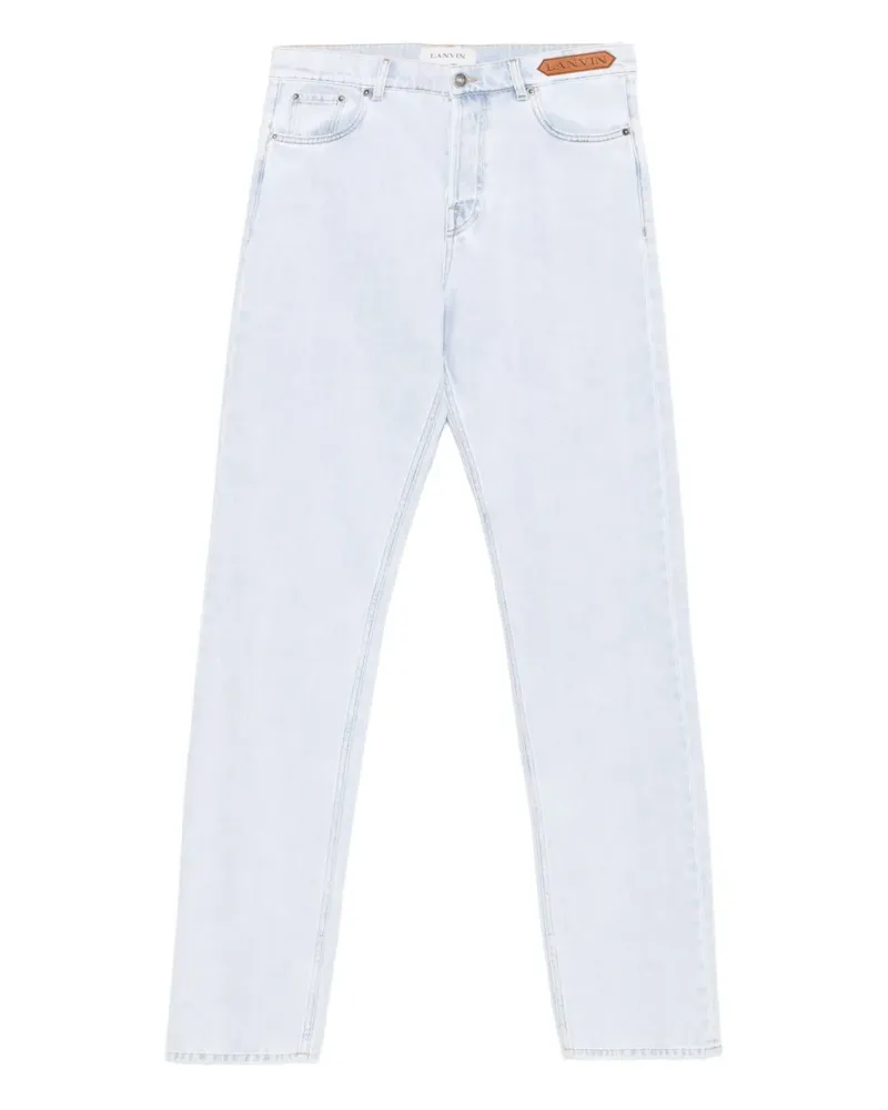 Lanvin Jeans mit Logo-Patch - Blau Blau