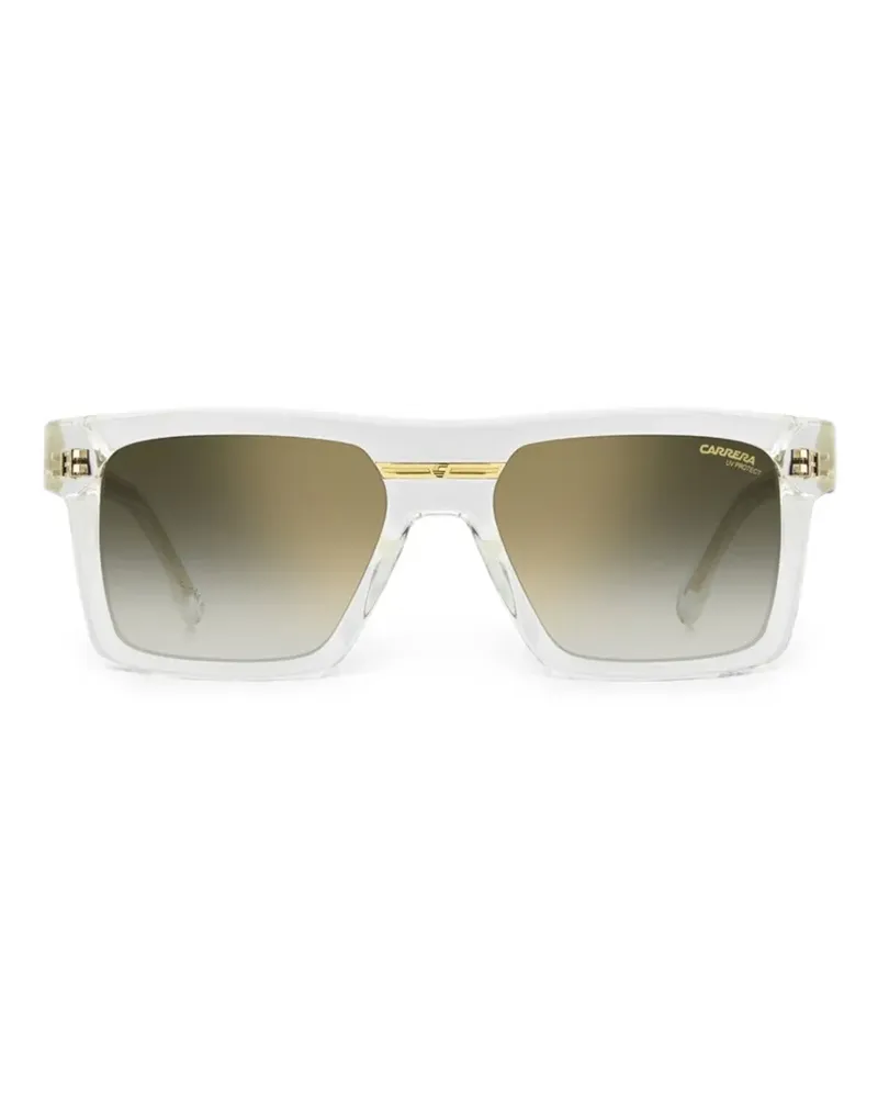 Carrera Victory C 02/S Sonnenbrille mit eckigem Gestell - Weiß Weiß