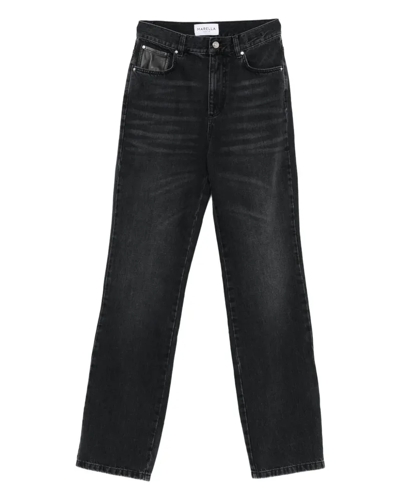 MARELLA Jeans mit Ledertasche - Grau Grau