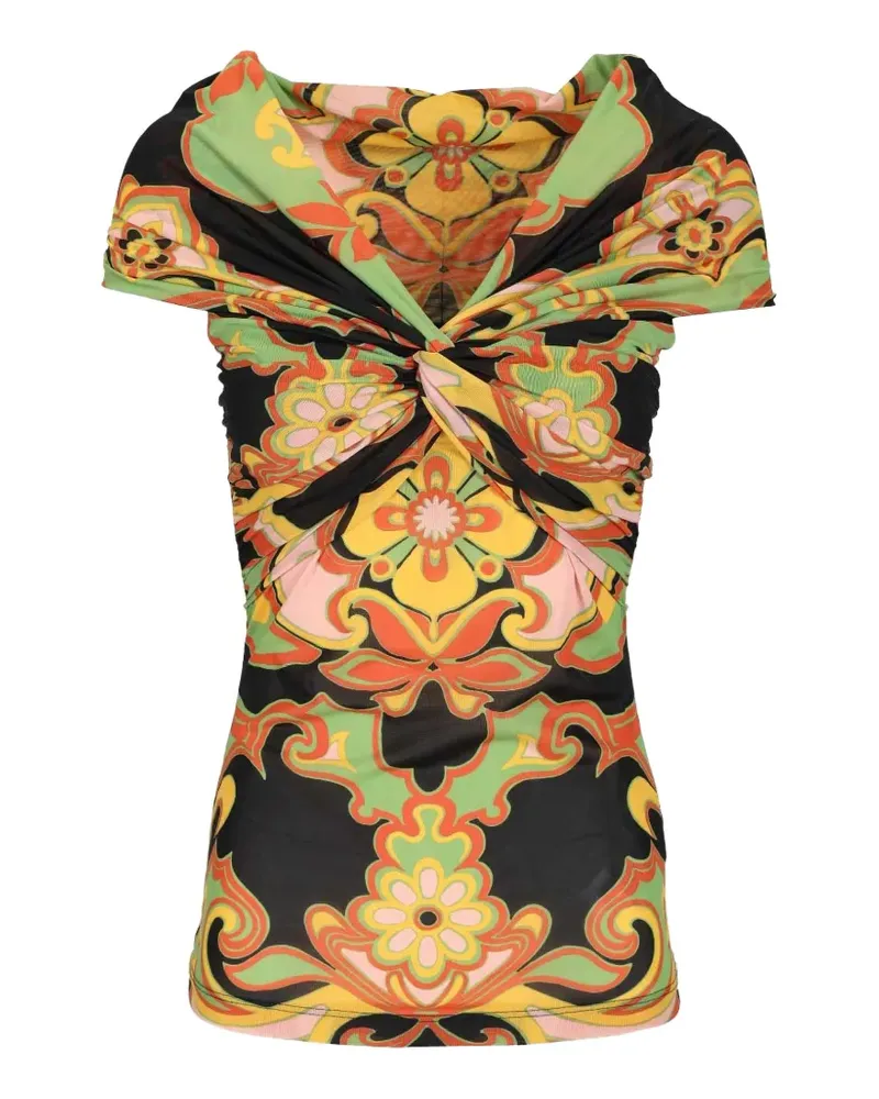 Etro off-shoulder top - Schwarz Schwarz