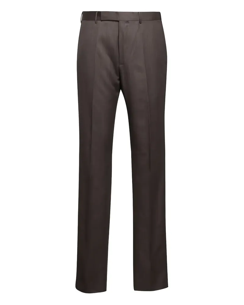 Ermenegildo Zegna Trofeo Hose mit Gürtelschlaufen - Braun Braun
