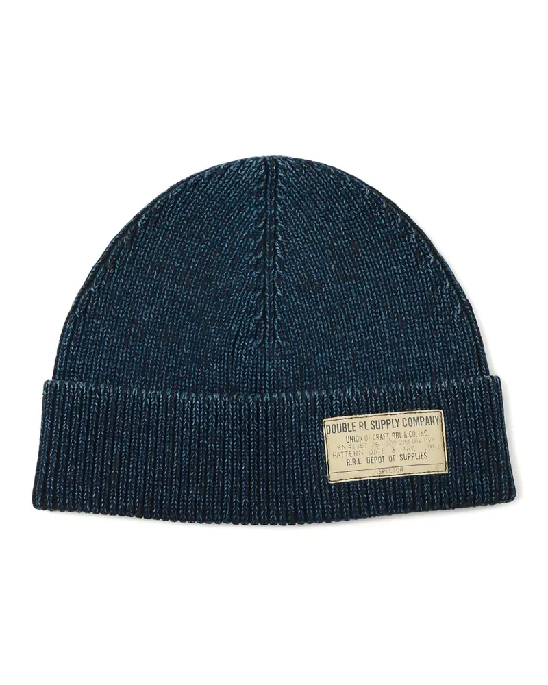 Ralph Lauren Gerippte Beanie - Blau Blau