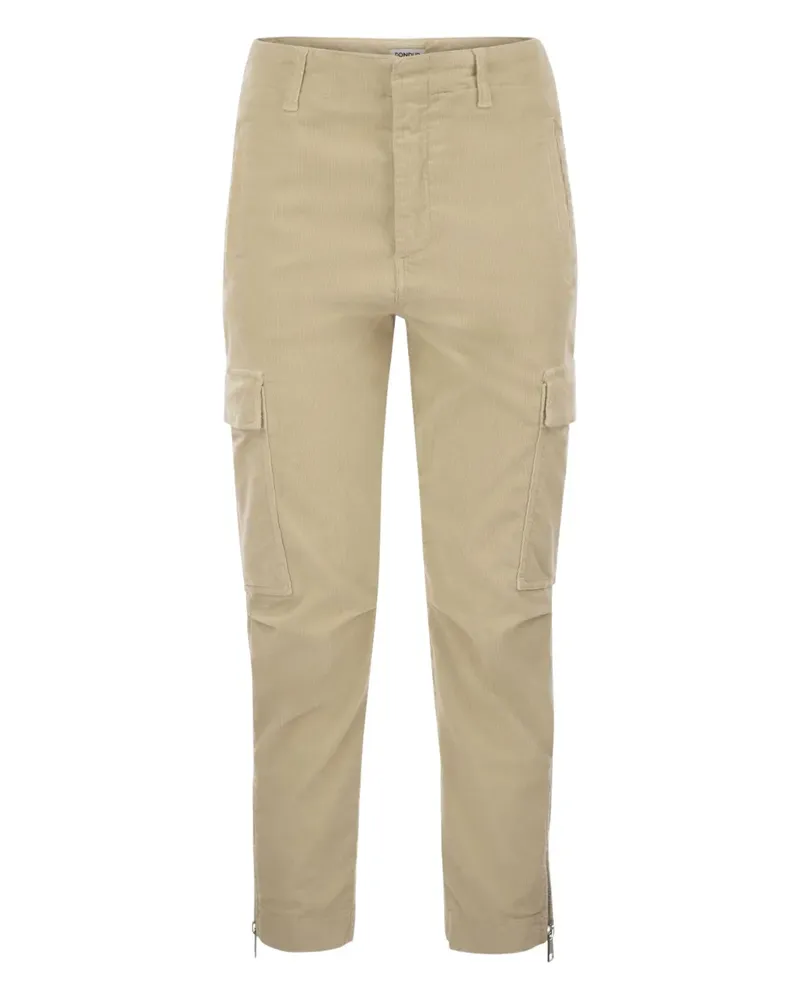 Dondup Eve Cargohose aus Samt - Nude Nude