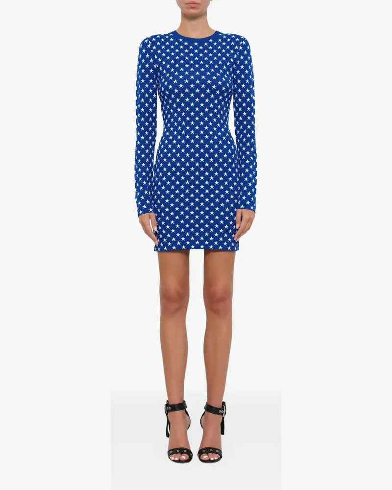 Givenchy Minikleid mit Stern-Print - Blau Blau