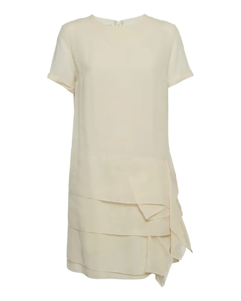 Brunello Cucinelli Kurzärmeliges Minikleid - Nude Nude