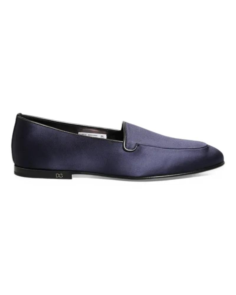 Dolce & Gabbana satin loafers - Blau Blau