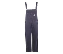 W' Latzhose mit Taschendetail - Schwarz