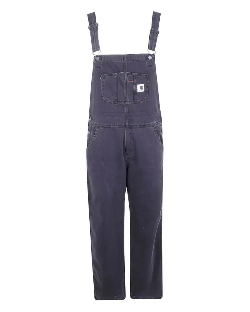 Carhartt WIP W' Latzhose mit Taschendetail - Schwarz Schwarz